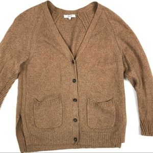 Madewell Tan Texturework Cardigan Medium